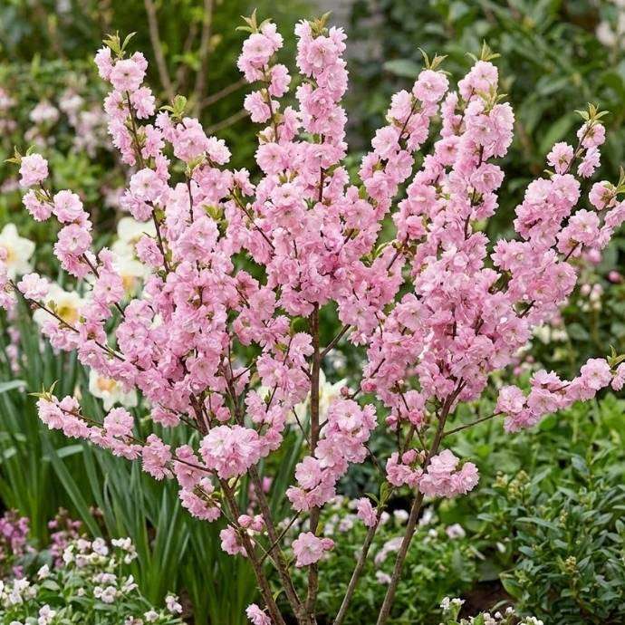 Dwarf Flowering Almond (PRUNUS GLANDULOSA) - 3 gallon