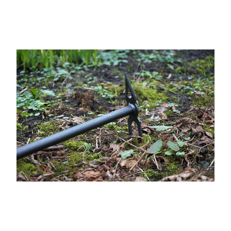 DeWit Comby Hoe - 2 Tine Cultivator /  Diamond Shaped Long Handle