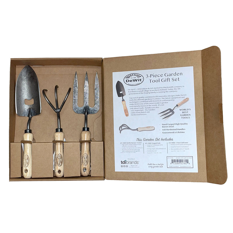 DeWit Tool Gift Set - 3 Piece Essentials for Dad
